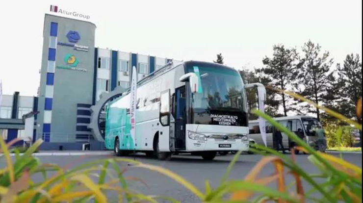 乐天堂官网移动医疗车在哈萨克斯坦全面投入使用