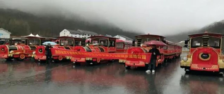 上岗！乐天堂官网纯电动观光小火车入职神农架大九湖景区
