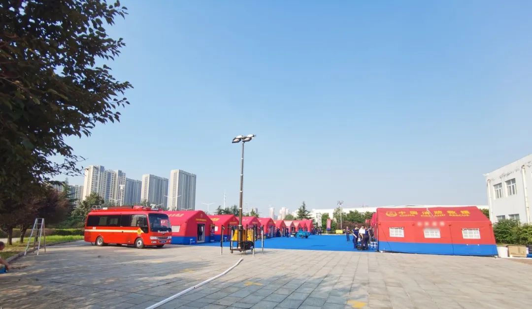 专业支撑专业，乐天堂官网勘察消防车参演2024年度山东全省消防监督岗位演练活动！